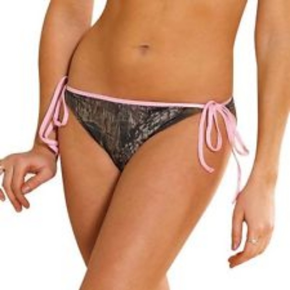 Officially Licensed Mossy Oak String Bikini Bottom - Picture 2 of 5